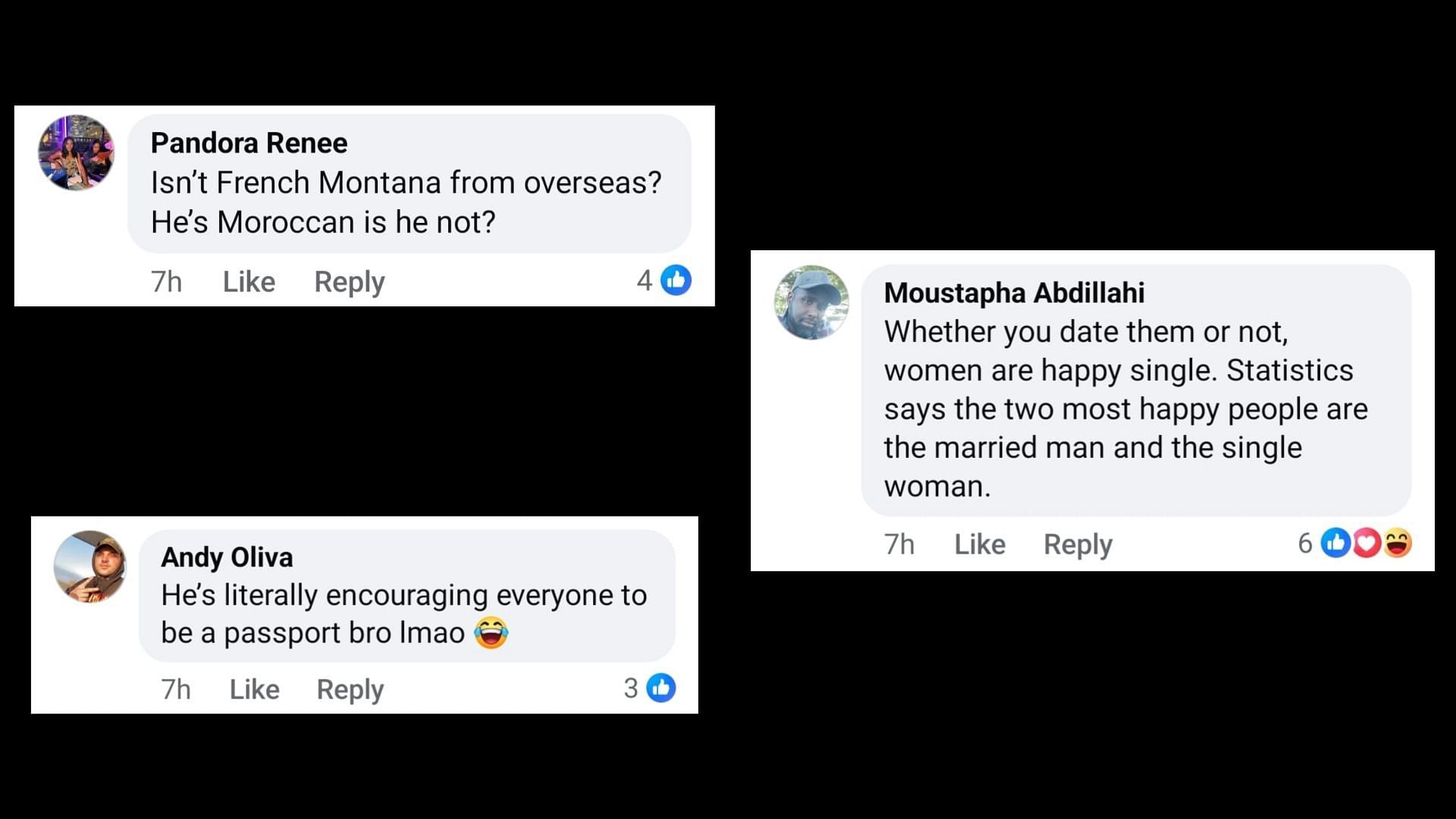 Online responses (Images via Facebook/Worldstar Hip Hop)
